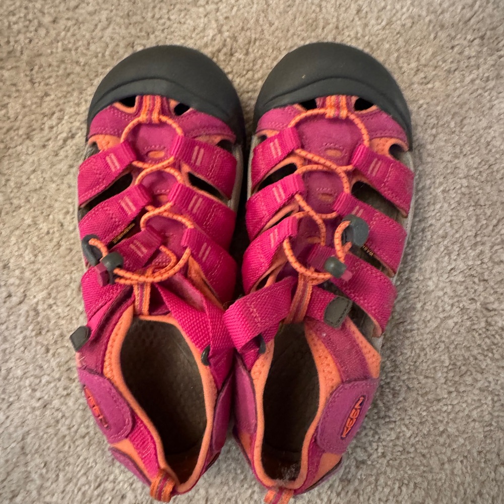 KEEN Kids Pink and Orange Sandals